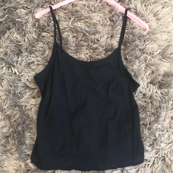 Anthropologie Maeve Navy chiffon beaded blouse- 4 - Picture 7 of 8